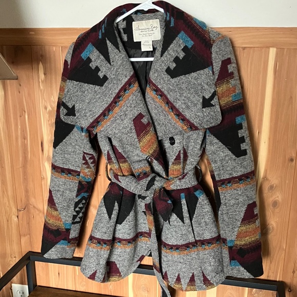 American Rag Multicolor Geometric Cardigan - Picture 1 of 6